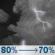 Saturday Night: Showers And Thunderstorms then Chance Showers And Thunderstorms