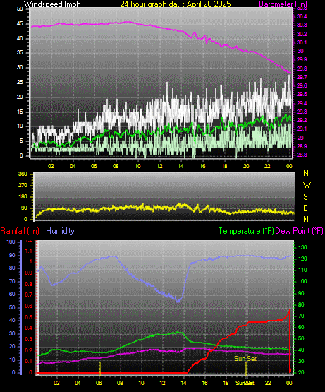 24 Hour Graph for Day 20