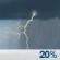 Today: Chance Showers And Thunderstorms